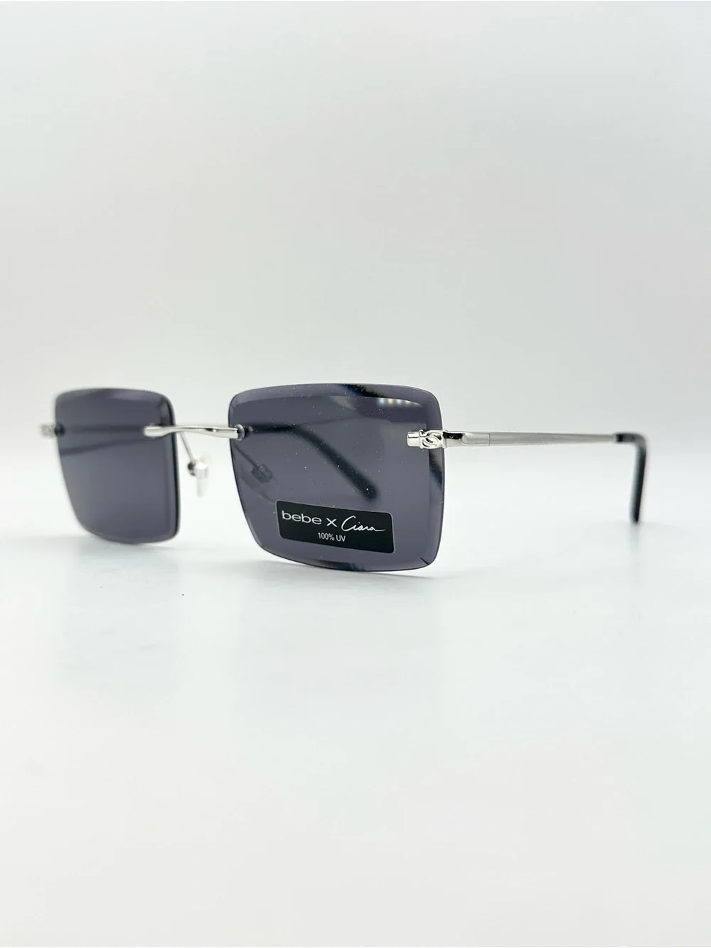 Bebe X Ciara Rimless Sunglasses BB7265 NEW